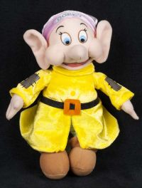 Disney Store Snow White Seven Dwarfs Dopey 10" Plush